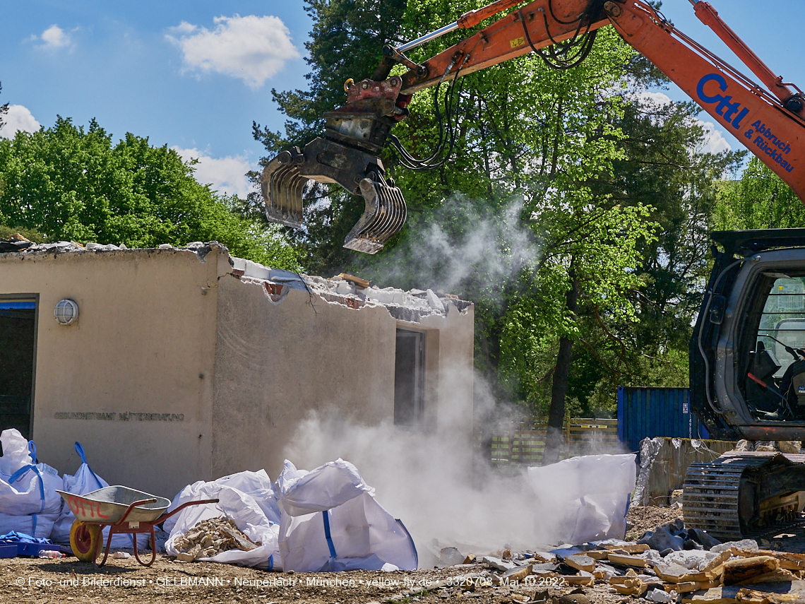 10.05.2022 - Baustelle am Haus für Kinder in Neuperlach